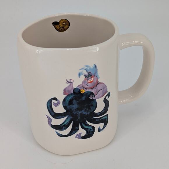 Rae Dunn Disney Villains Ursula Mug Ceramic Cup Sea Witch Poor Unfortunate Souls - Picture 4 of 10